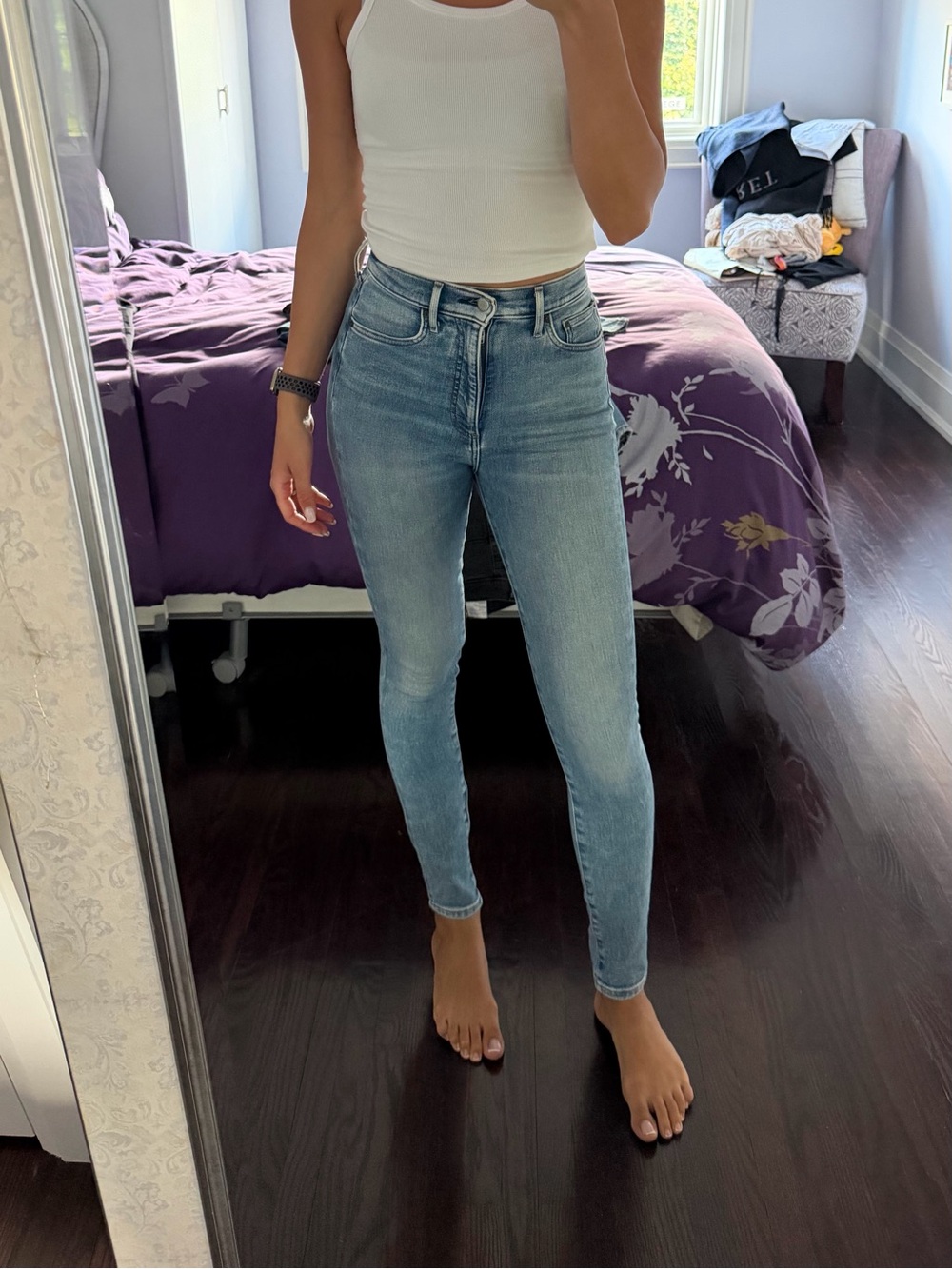 Skinny High-Rise Light Blue Jeans